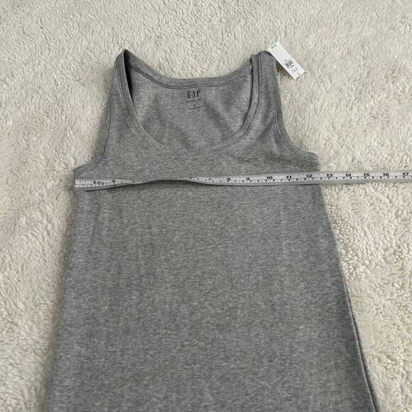 NWT Womens Gap Modal Tank in Grey Sz Small Layering Basic Soft Clean Girl Core - Picture 3 of 6